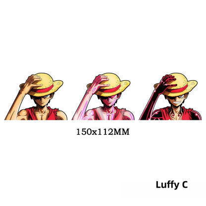 Luffy/Zoro/Nami 3D gradient stickers