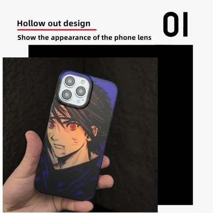 Sasuke/ itachi Apple refined trend silicone anti-collision phone case