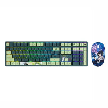 Hatake Kakashi Mechanical Keyboard Three-mode wireless RGB backlit gaming esports Keyboard