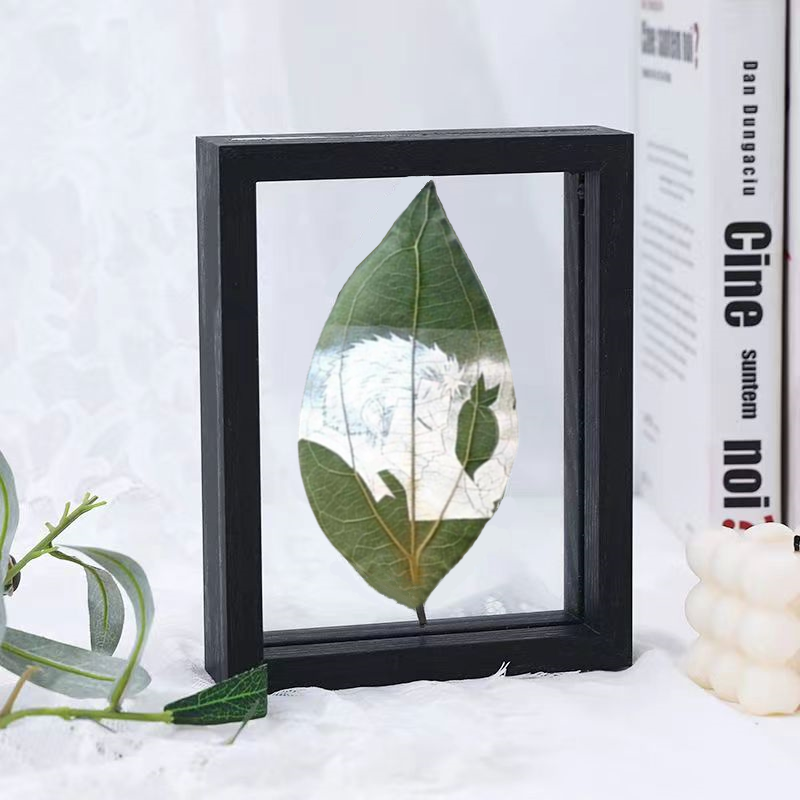 Zoro/Luffy Figurine Leaf Sculpture Picture Frame Decoration