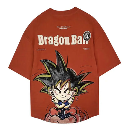 Son Goku new cotton short sleeve printed personality T-shirt clothes