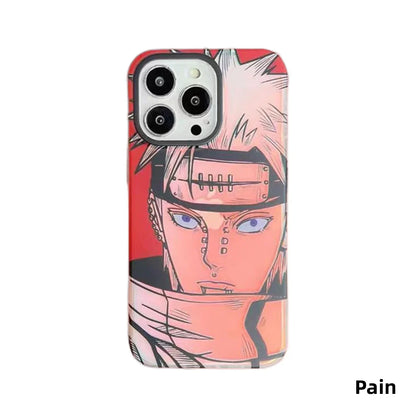 Pain/Uzumaki/Kakashi Apple exquisite Trend Silicone Anti-collision phone case