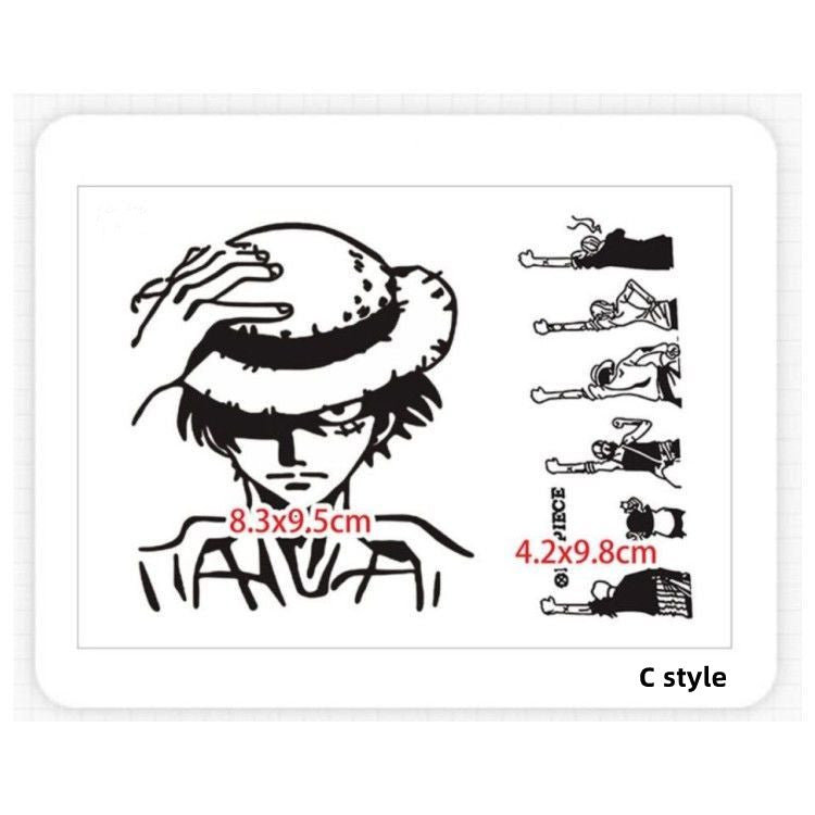 Ace/Law Waterproof Unisex Tattoo Stickers