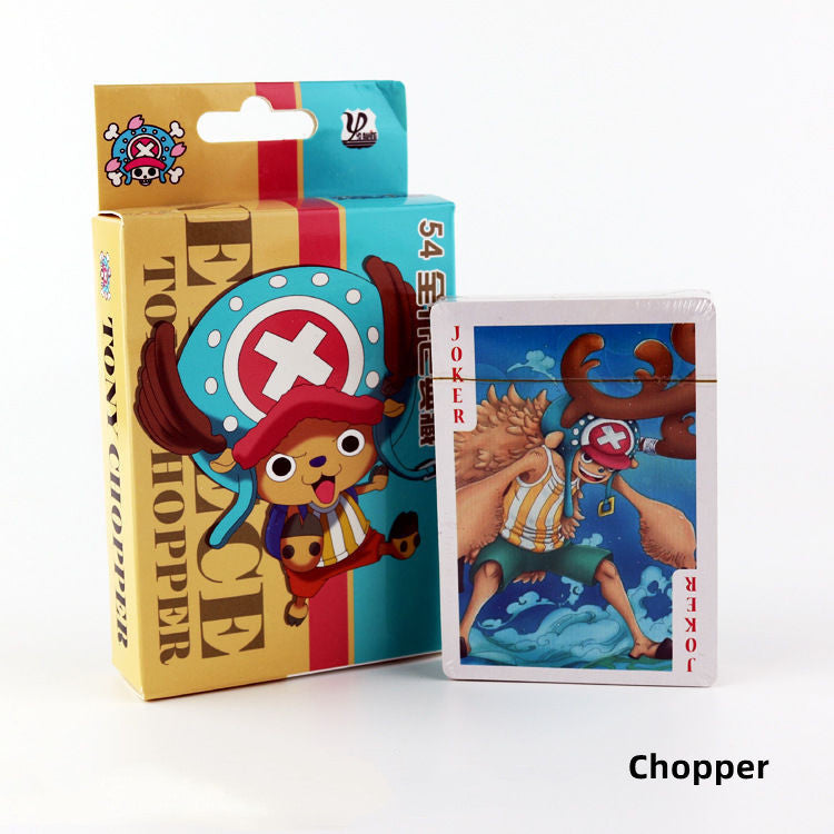 Luffy/Zoro/Chopper One piece arrest warrant Playing cards