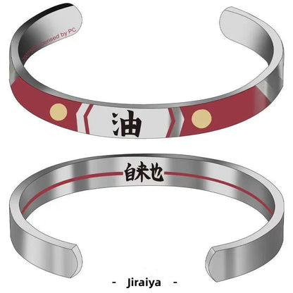 Jiraiya/Itachi secondary metal bracelets(internal diameter 64mm x 8mm)