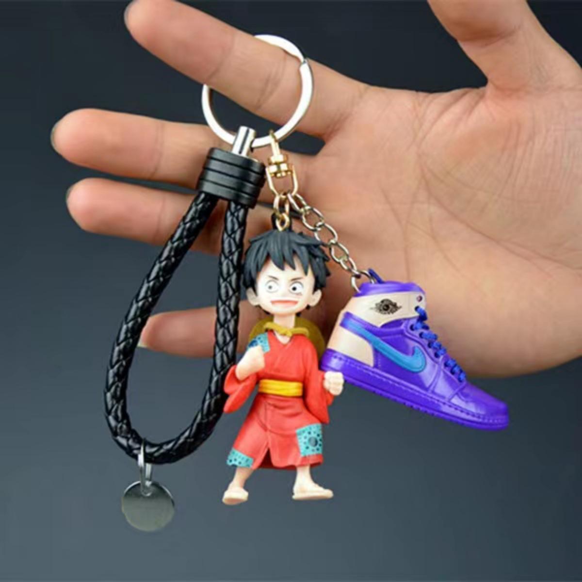 Nika luffy/Zoro character model keychain