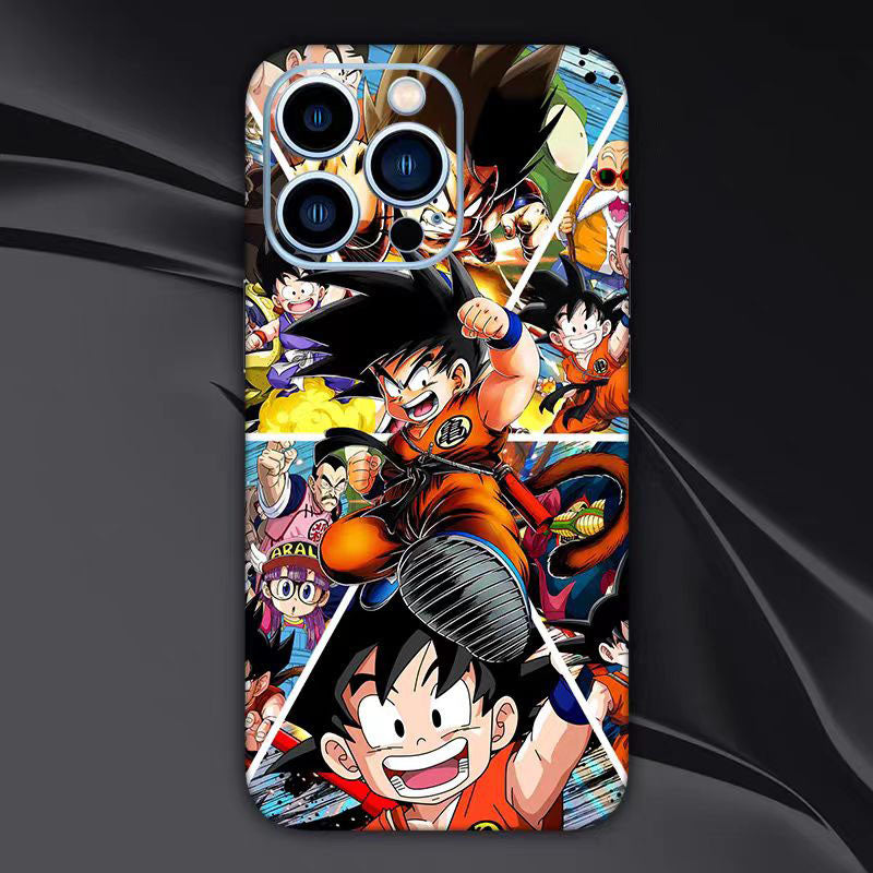 Son Goku iPhone Back Case Character Pattern Sticker