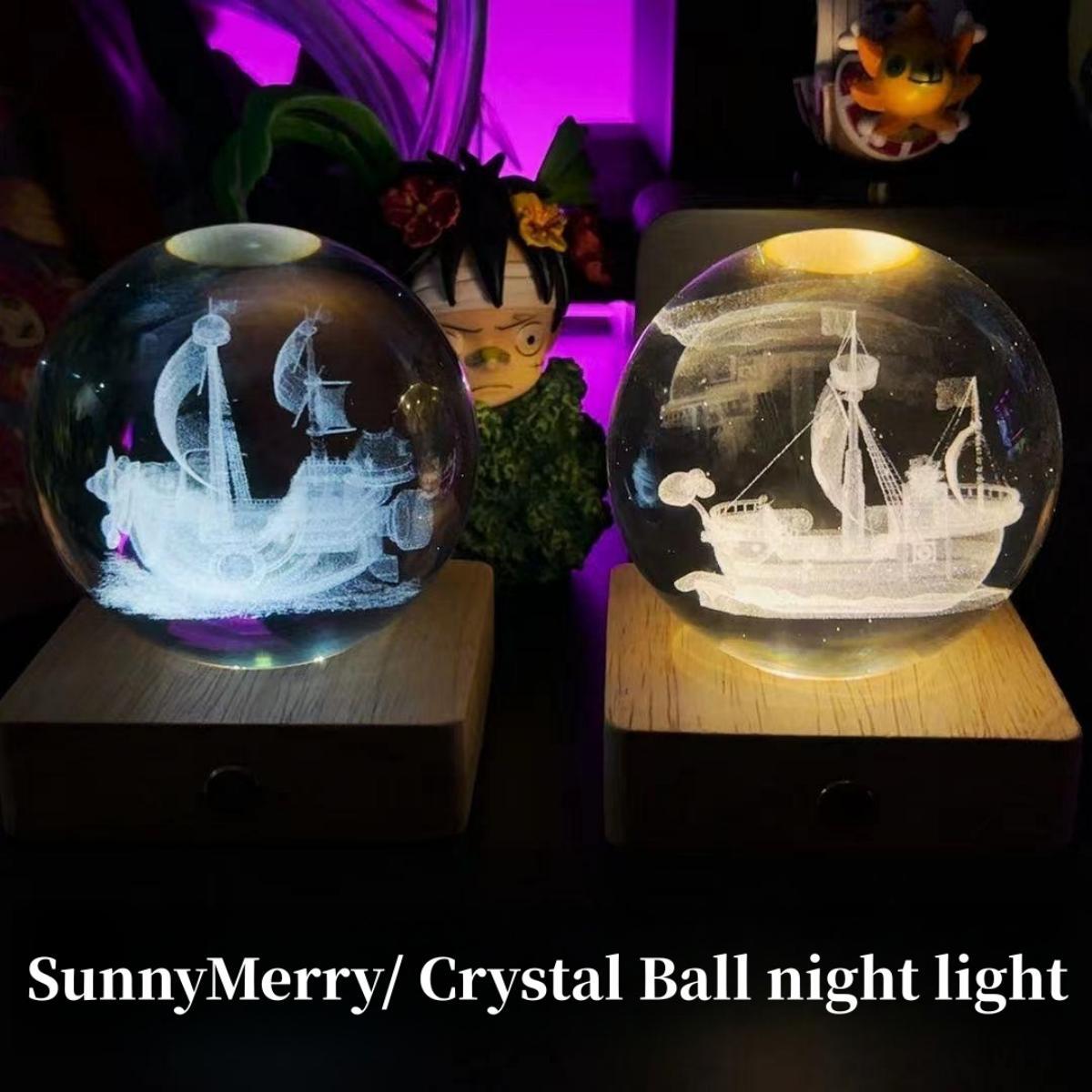 Sunny/Merry DIY rechargeable luminous crystal ball nightlight