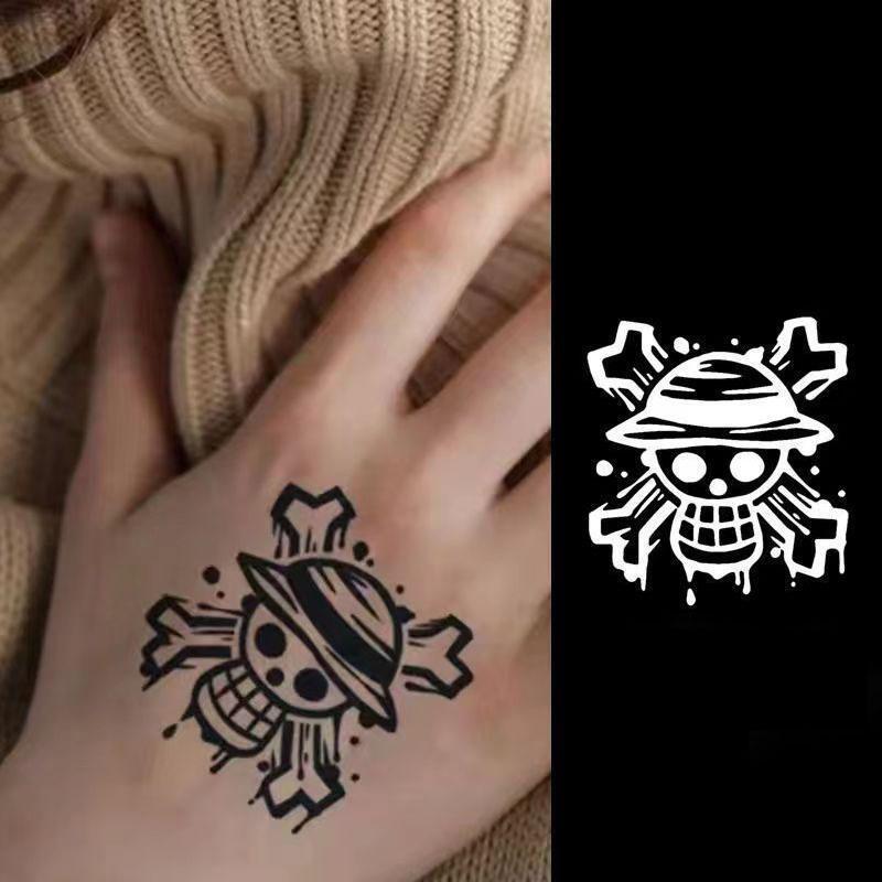 Luffy/Ace waterproof men's and women's durable tattoo applique herb tattoo stickers