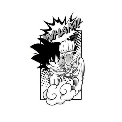 Son Goku Herbaceous juice semi-permanent tattoo stickers are durable and waterproof