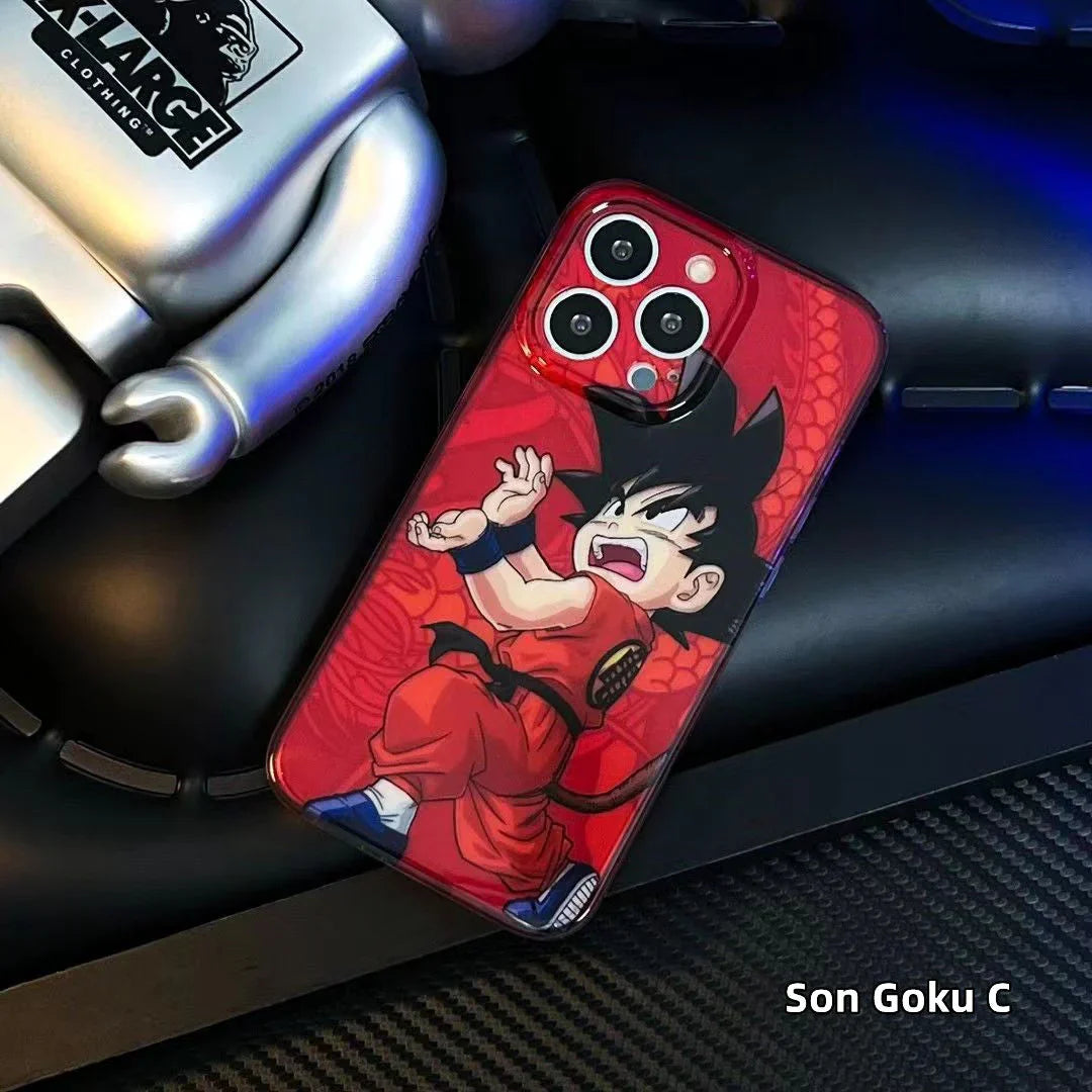 Son Goku/Torankusu/Frieza Apple silicone crash-resistant phone case