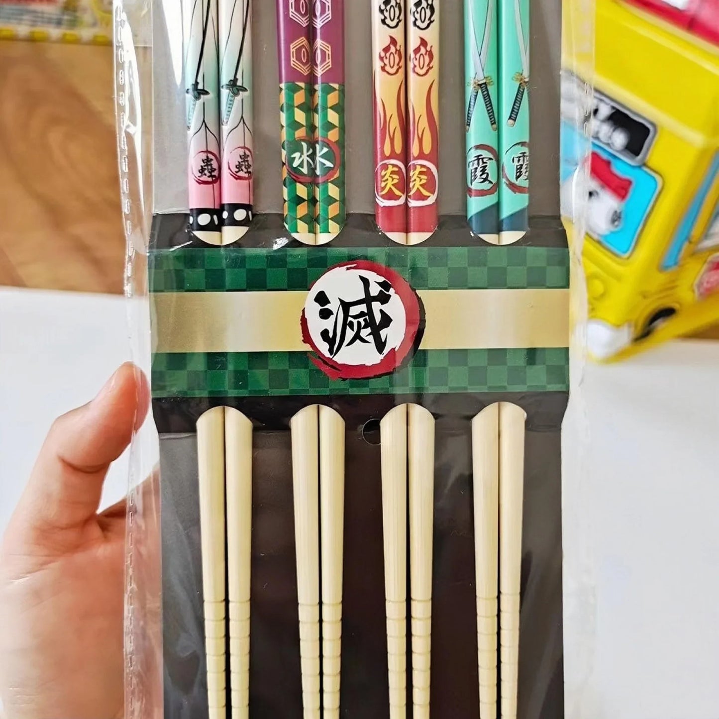 nezuko/tanjiro cute chopsticks