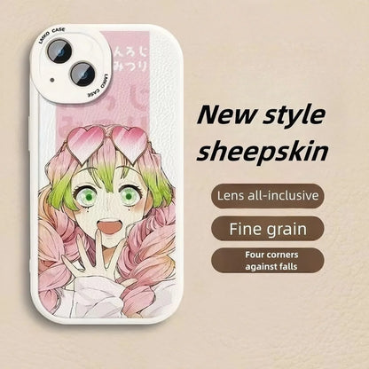 Kanroji Mitsuri super cute Apple silicone crash-resistant phone case