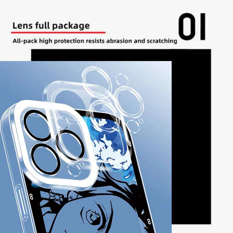 Tanjirou/Mitsuri/Muichirou Apple exquisite Trend Silicone Anti-collision phone case