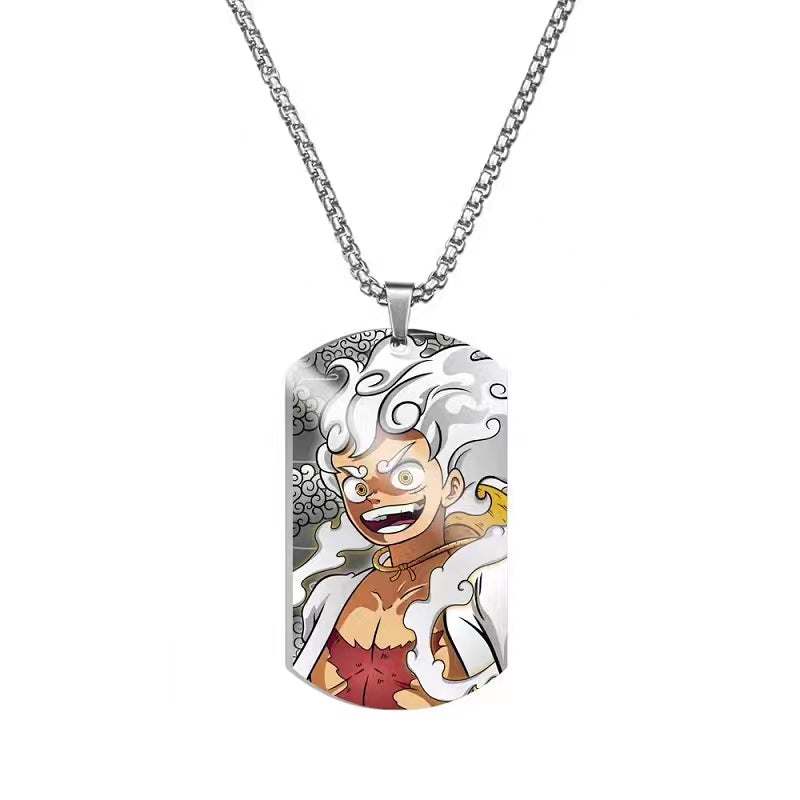 Luffy/Zoro/Chopper/Nami Fashion cool titanium steel metal necklace