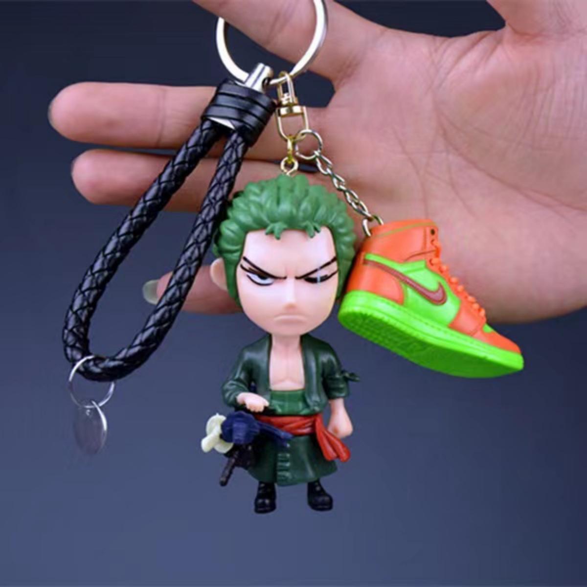 Nika luffy/Zoro character model keychain