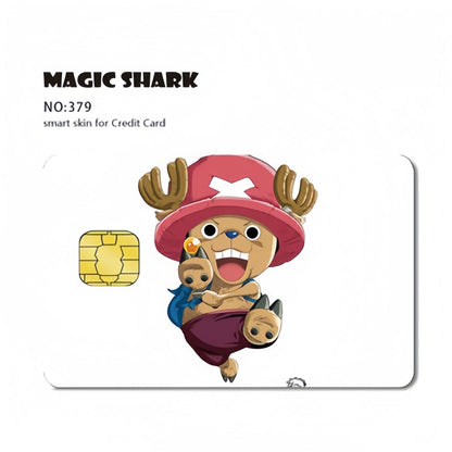 Luffy/Zoro Bank Card Thickened with crystal scrub personalized card stickers