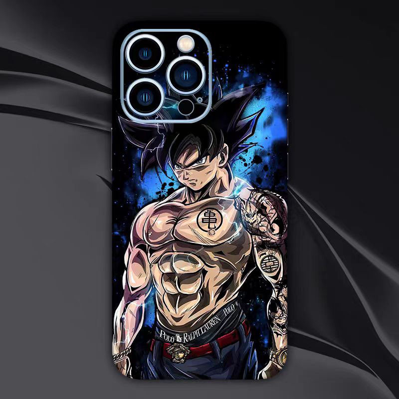 Son Goku iPhone Back Case Character Pattern Sticker