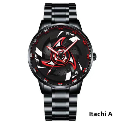 Sasuke/Madara/Itachi Sharingan rotating watch Handsome and cool watch