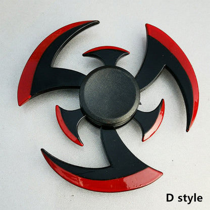 Sharingan Figure using metal hand fidget spinner relieve stress toy