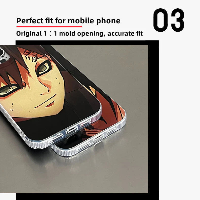 Itachi/Gaara Apple exquisite Trend Silicone Anti-collision phone case