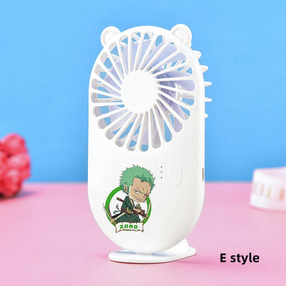 Luffy/Zoro/Chopper character modeling cute portable mini fan