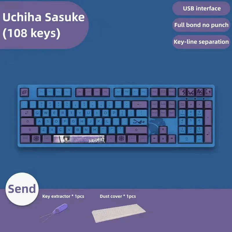 Sasuke Mechanical Keyboard Three-mode wireless RGB backlit gaming esports Keyboard