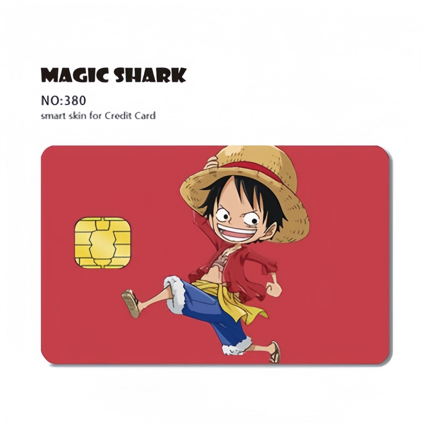 Luffy/Zoro Bank Card Thickened with crystal scrub personalized card stickers