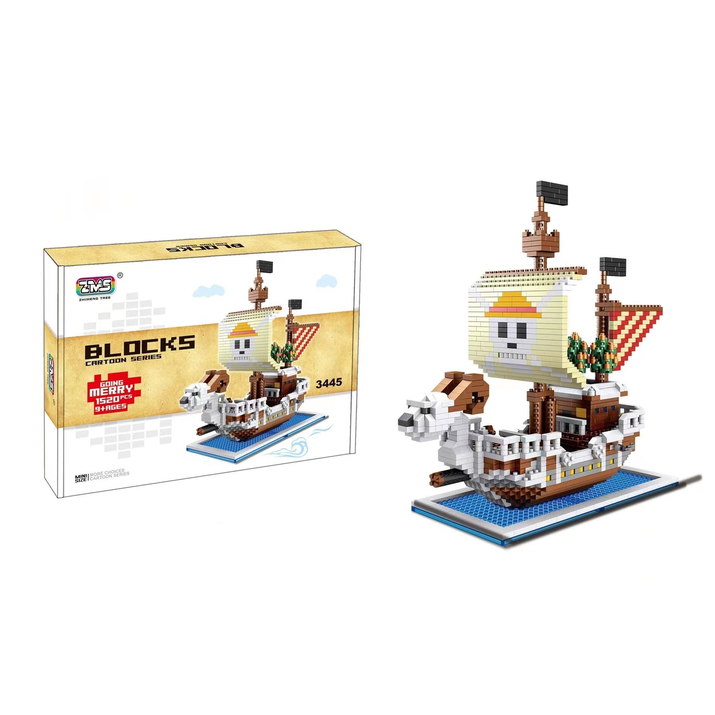 Sunny/Merry Building Blocks Pirate ship model