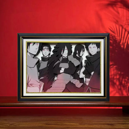 Sasuke/Itachi handsome cartoon handicraft 3D drawing