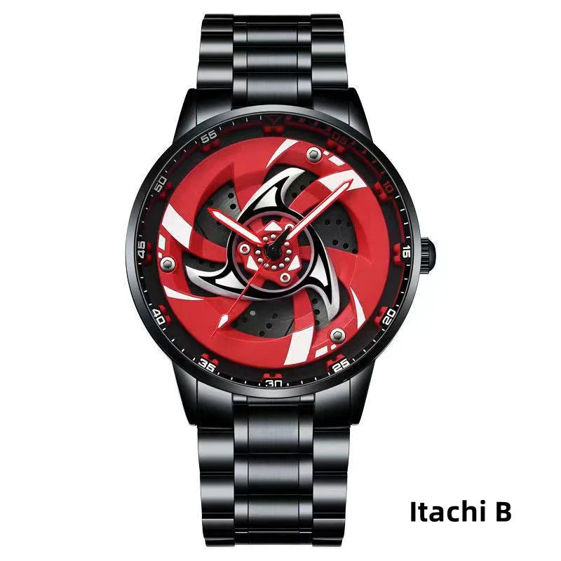 Sasuke/Madara/Itachi Sharingan rotating watch Handsome and cool watch