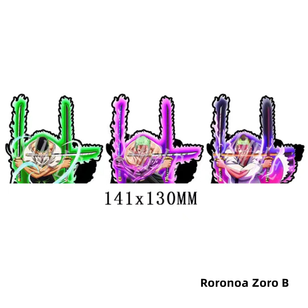 Luffy/Zoro/Nami 3D gradient stickers