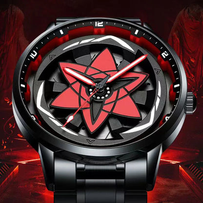 Sasuke/Madara/Itachi Sharingan rotating watch Handsome and cool watch