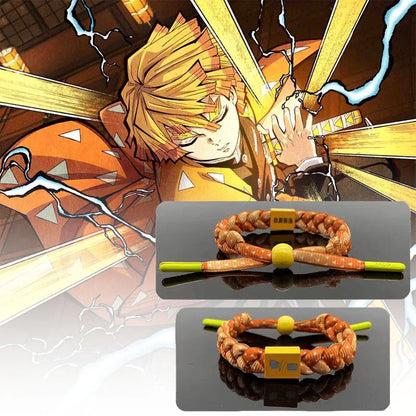 Tanjirou/Nezuko bracelet shoelace braided hand rope A bracelet suitable for gifts