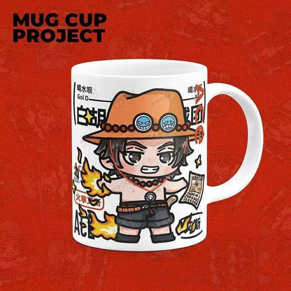 Luffy/Zoro/Ace Cute Character Pattern Heat Resistant and Durable Mugs