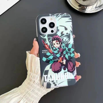 Tanjirou/Nezuko Apple exquisite Trend Silicone Anti-collision phone case