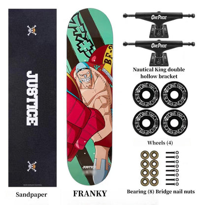 Luffy/Zoro Professional Fine Pattern Skateboard(Size:80CM×20CM)