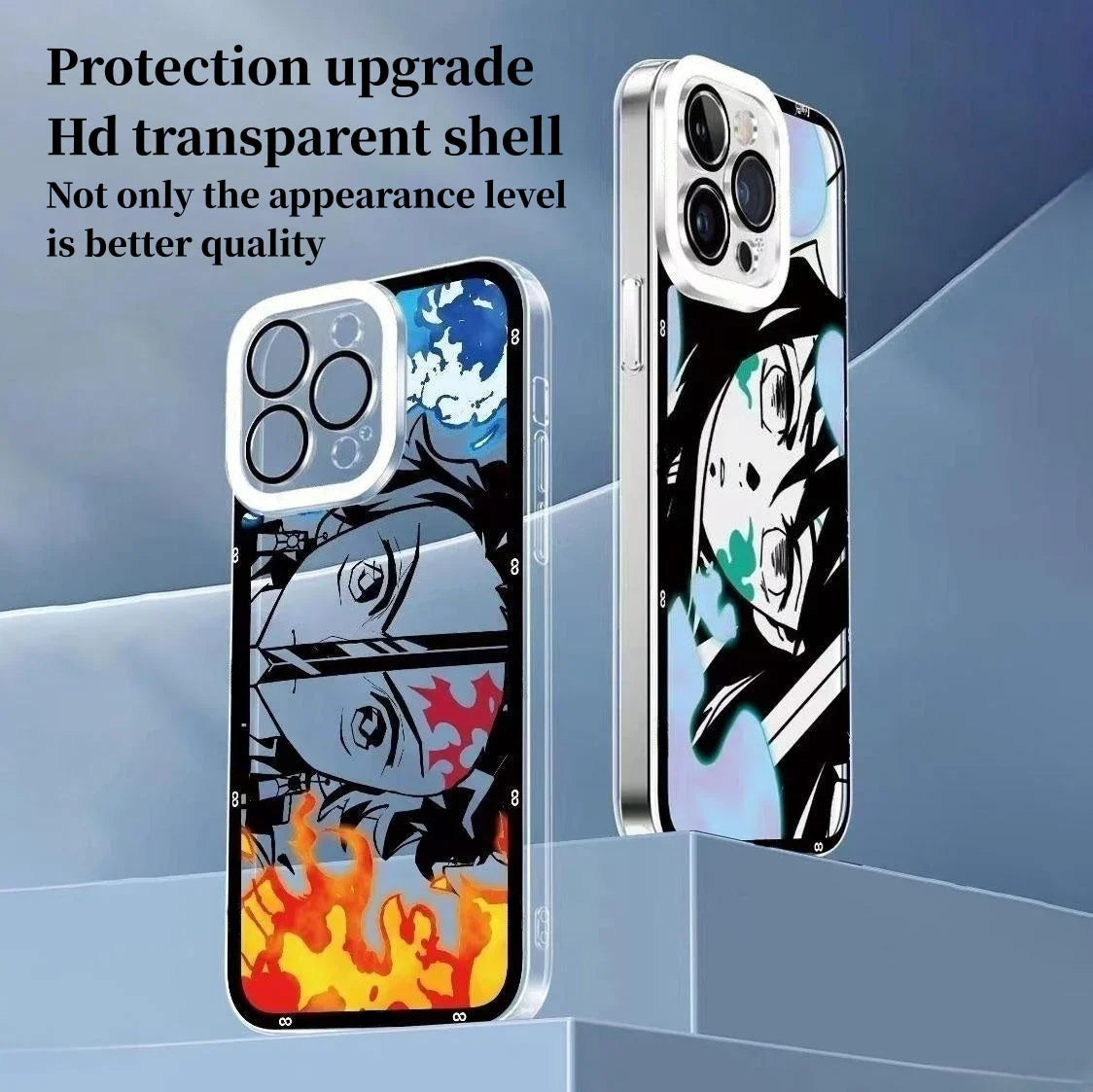 Tanjirou/Mitsuri/Muichirou Apple exquisite Trend Silicone Anti-collision phone case