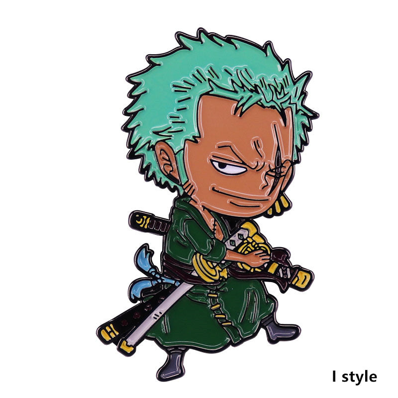 Luffy/Zoro Character Pin Badge