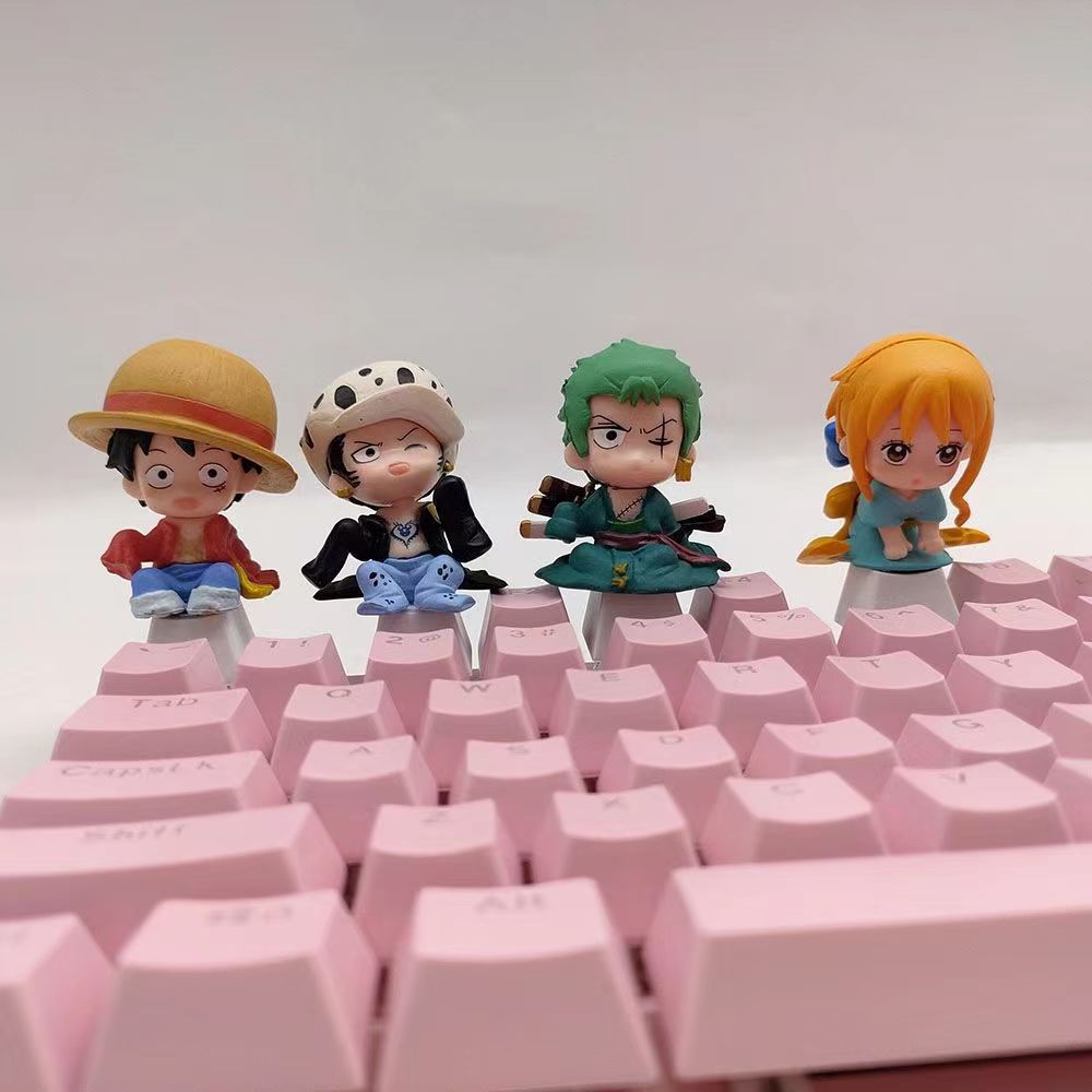 Luffy/Zoro/Nami Character doll mechanical keyboard keycap