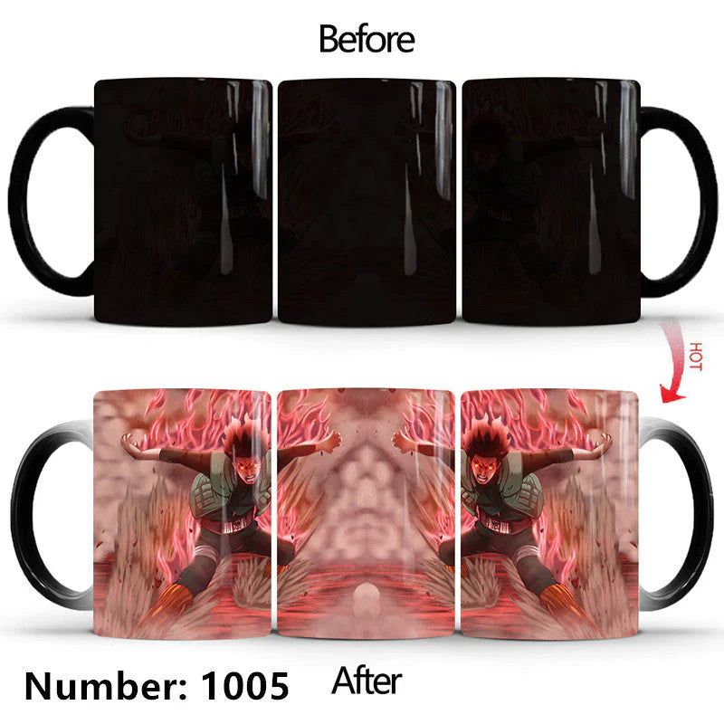 Uzumaki/Sasuke Color-Changing Mug Ceramic Heated Water Gradient Magic Coffee Mug cup