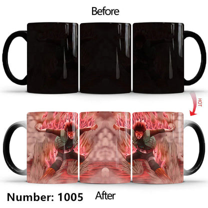 Uzumaki/Sasuke Color-Changing Mug Ceramic Heated Water Gradient Magic Coffee Mug cup